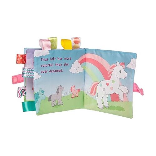  Mary Meyer Taggies Touch & Feel Soft Cloth Book with Crinkle Paper & Squeaker, 6 x 6-Inches, Painted Pony