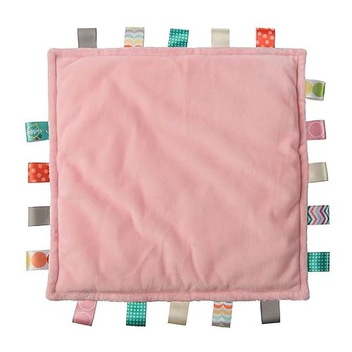  Mary Meyer Taggies Lovey for Baby Security Blankets Original Comfy Blanket with Sensory Tags, 12 x 12-Inches, Fawn