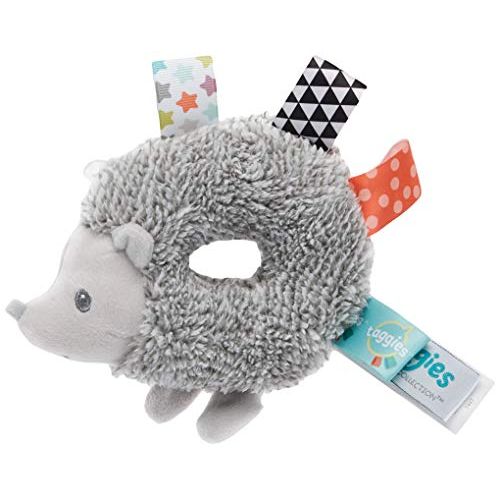  [아마존베스트]Taggies Heather Hedgehog Baby Rattle