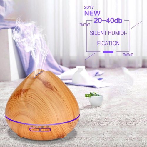  Tagital 550ml Ultrasonic Essential Oil Aroma Diffuser Humidifier Air Aromatherapy Purifier