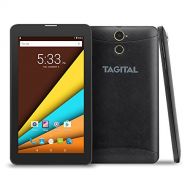 Tagital 7-Inch 32GB TF Android 4.4 KitKat Bluetooth Dual Camera Unlocked Phone Tablet (Black/White)