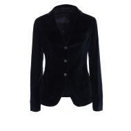 Tagliatore Smooth velvet blazer