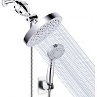 Taiker Filtered Shower Head, High Pressure Rainfall Shower Head/Handheld Shower Filter Combo, Luxury Modern Chrome Plated with 60 Hose Anti-leak with Holder