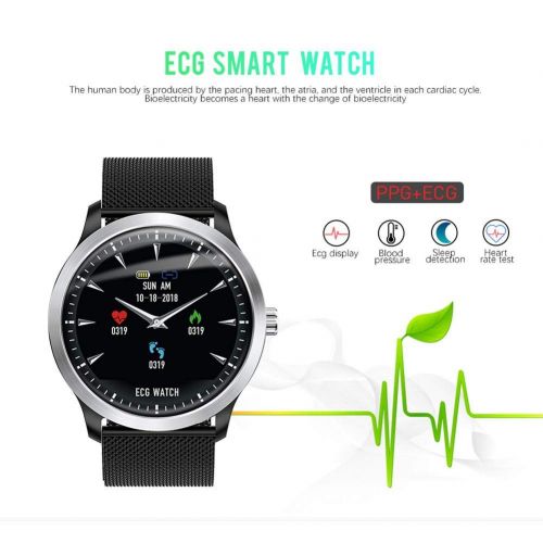  Taimot N58 Smart Watch with Heart Rate Monitor, IP67 Waterproof Smartwatch Sports Fitness Tracker with ECG HRV Report, for Android iOS