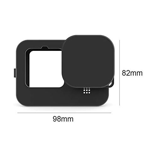  Taisioner Silicon Protective Housing Case for GoPro Hero 10 Hero 9 Black Sleeve Housing Frame with Lanyard and Lens Cover Accessories