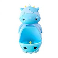 Taka Co Toilet Training Boy Toilet Potty Cute Milk Cow Wall-Mounted Urinals Baby Potty Training Boy Baby Toilet Pot Portable Kids Child Toilet Potty-Blue-