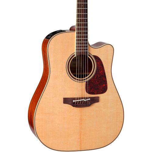  Takamine},description:Takamines P4DC dreadnought cutaway combines tradition with contemporary refinements, including a resonant solid spruce top with scalloped œX top bracing for