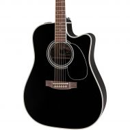 Takamine},description:The Takamine EF341SC Acoustic-Electric Guitar features include a solid cedar top and laminated maple back and sides. The shining black finish reflects stage l
