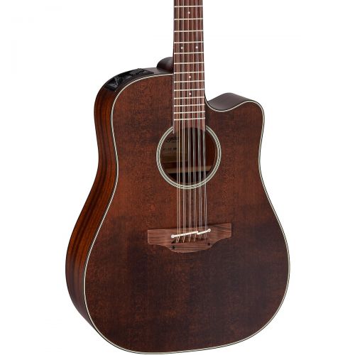  Takamine P1DC-12 SM 12-String Dreadnought Acoustic-Electric Guitar Medium Brown Stain