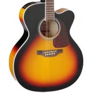 Takamine 6 String Acoustic-Electric Guitar, Right Handed, Sunburst (GJ72CE-BSB)