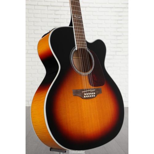  Takamine GJ72CE 12-String Acoustic-Electric Guitar - Brown Sunburst