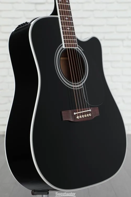 Takamine Legacy JEF341SC Acoustic-electric Guitar - Black Demo