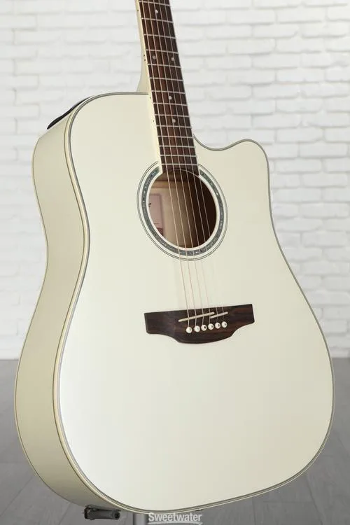 Takamine GD-37CE PW Acoustic-electric Guitar - Pearl White Demo