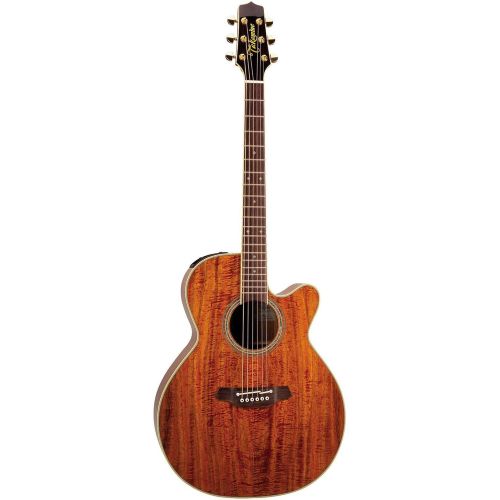  Takamine Pro Series EF508KC NEX All Koa Acoustic Electric Guitar, Natural with Case
