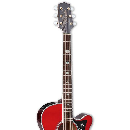  Takamine 6 String Acoustic-Electric Guitar Right Handed, Wine Red GN75CE WR