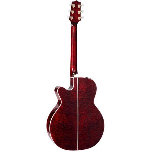  Takamine 6 String Acoustic-Electric Guitar Right Handed, Wine Red GN75CE WR