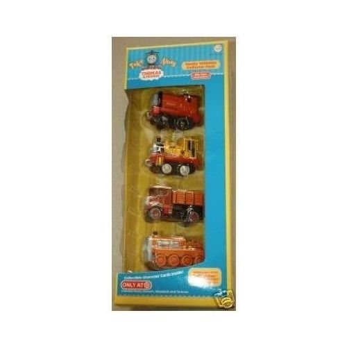  Thomas & Friends Take Along Faulty Whistles Collector Pack (Rusty, Duncan, Elizabeth, Terence)