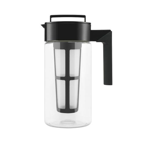  Takeya Iced Tea Maker with Patented Flash Chill Technology Made in USA, 1 Quart, Black