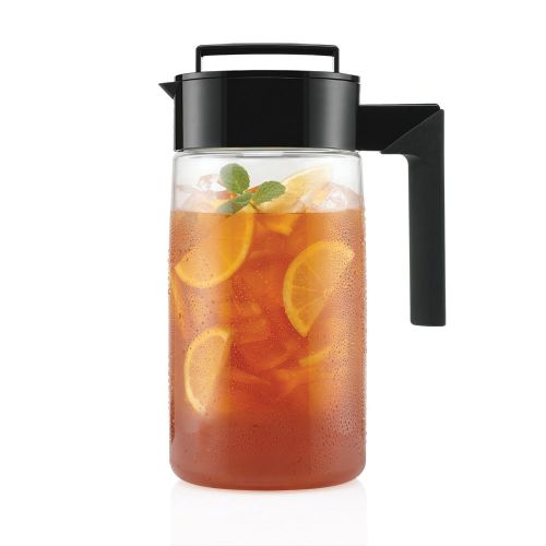  Takeya Iced Tea Maker with Patented Flash Chill Technology Made in USA, 1 Quart, Black