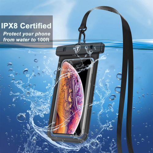  [아마존베스트]Takfox [Floating] Waterproof Phone Pouch for Samsung Galaxy S20 Ultra S20 Plus S10+ S9 S8 S7 J7, Note 20 Ultra 10 9, A01 A11 A21 A51 A71 A10e A20 A50, Stylo 6 5,K51,K31 Cell Phone