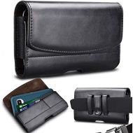 [아마존베스트]Takfox Phone Holster for Samsung Galaxy Note 20 Ultra S20+ S10e S9 S8 A01 A11 A21 A51 A71 A10E A20 A50, iPhone 11 Pro Max SE XS XR 8 7 Plus, Leather Belt Clip Loops Pouch Phone Car