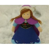 TaleWorld Frozen Waldorf Anna doll  Waldorf doll  Waldorf dollhouse doll  gift for girl