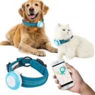 Talis-us New GPS Pet Tracker, Waterproof Smart WiFi Mini Portable Pet Anti-Lost GPS Collar Tracking Device Safety Alarm Safe Geo-Fence Smart or Cats Dogs with App for iPhone & Andr