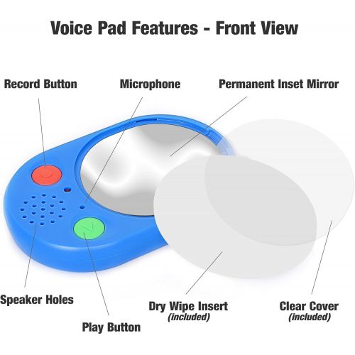  [아마존베스트]Talking Products, Voice Pad - Voice Recordable Magnetic Photo Frame, 40 Seconds Recording Time