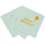 [아마존베스트]Talking Tables We Heart Birthdays Cocktail-Papierservietten, 25 cm (16 Stueck)