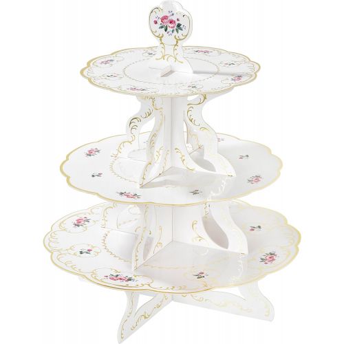  Talking Tables Truly Chintz 3 Tier Reversible Cake Stand (H36 x W30cm)