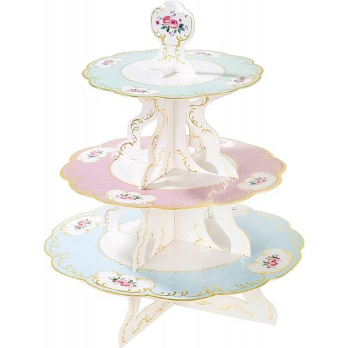  Talking Tables Truly Chintz 3 Tier Reversible Cake Stand (H36 x W30cm)