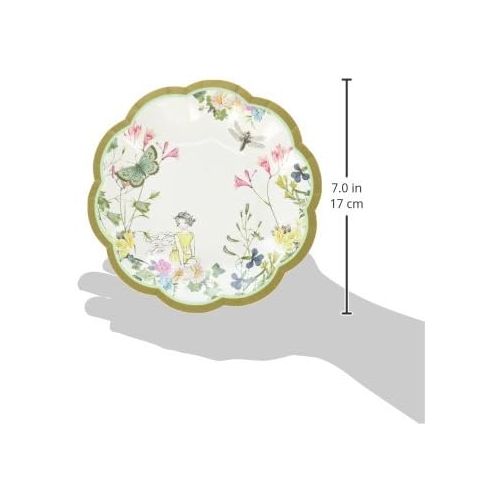  Talking Tables Truly Fairy Paper Plate with Fairy Design for a Tea Party or Birthday, Multicolor (1)