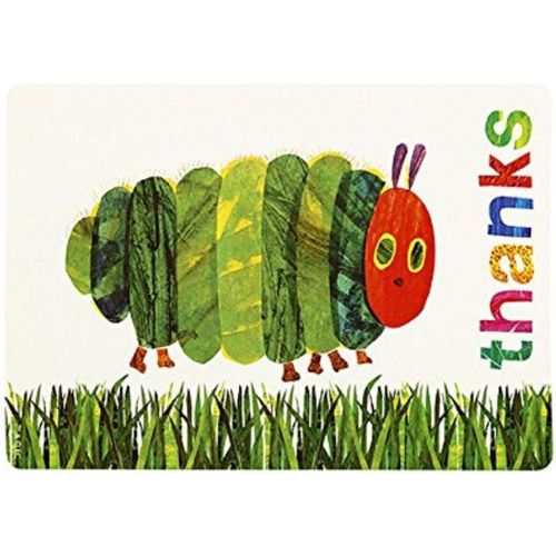  Talking Tables World of Eric Carle, The Very Hungry Caterpillar Party Supplies, Thank You Cards, 12 Pack