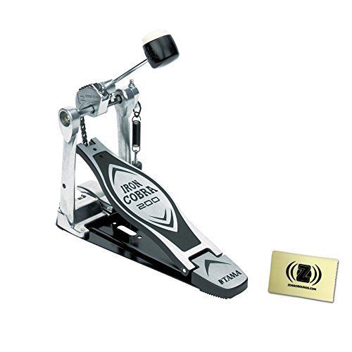  Tama HP200P Iron Cobra 200 Single Pedal with Polishing Cloth