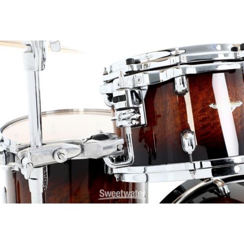  Tama Starclassic Maple ME42TZS 4-piece Shell Pack - Tobacco Sunburst Movingui with Chrome Hardware