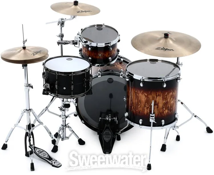  Tama Starclassic Walnut/Birch WBS32RZS 3-piece Shell Pack - Molten Brown Burst