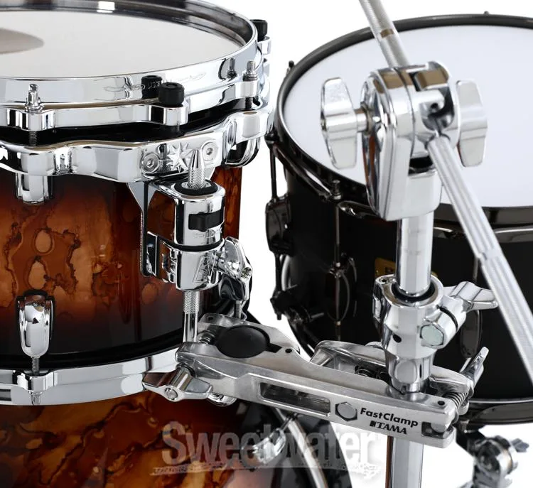  Tama Starclassic Walnut/Birch WBS32RZS 3-piece Shell Pack - Molten Brown Burst