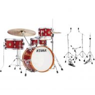 Tama Club-JAM 4-piece Shell Pack and 5-piece Stage Master Hardware Pack - Candy Apple Mist