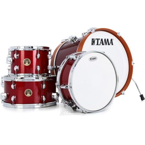  Tama Club-JAM 4-piece Shell Pack and 5-piece Stage Master Hardware Pack - Candy Apple Mist