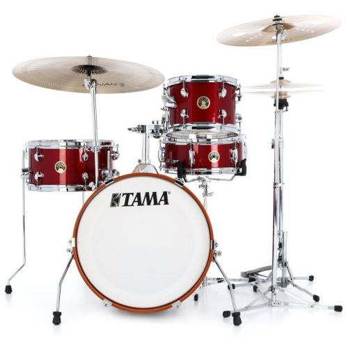  Tama Club-JAM 4-piece Shell Pack and 5-piece Stage Master Hardware Pack - Candy Apple Mist