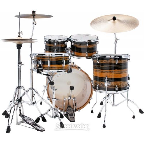  Tama Superstar Classic 5-piece Shell Pack with Snare - Natural Ebony Tiger