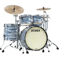 Tama Starclassic Maple MR42TZS 4-piece Shell Pack - Blue and White Oyster with Chrome Hardware