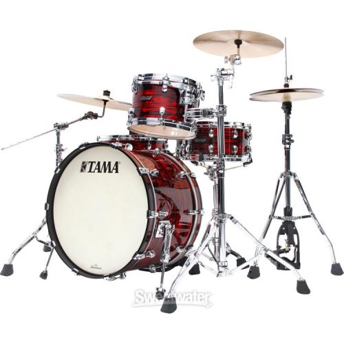  Tama Starclassic Maple MR32CZS 3-Ppece Shell Pack - Red Oyster with Chrome Hardware