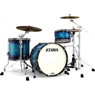 Tama Starclassic Maple MA32CZUS 3-piece Shell Pack - Molten Electric Blue Burst with Smoked Black Nickel Hardware