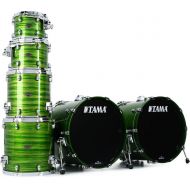 Tama Starclassic Walnut/Birch 6-piece Shell Pack - Lacquer Shamrock Oyster