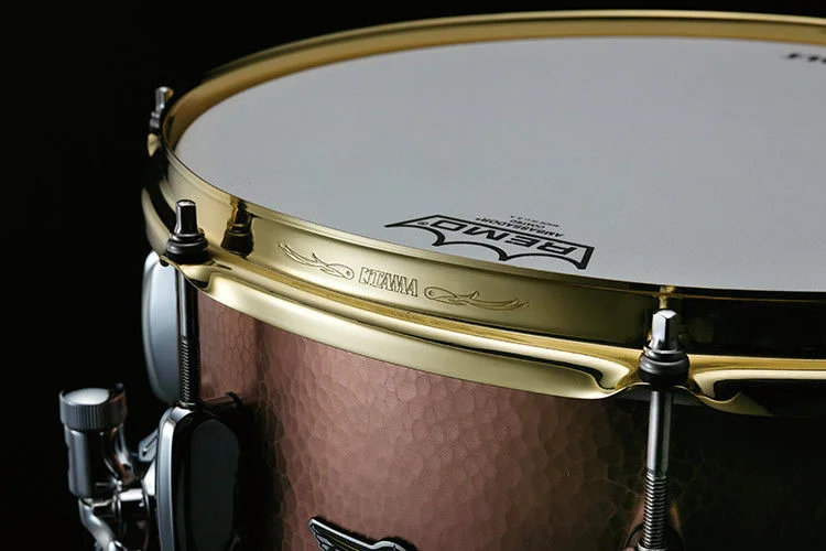  Tama Star Reserve Hand Hammered Copper Snare Drum - 6.5 x 14-inch - Natural