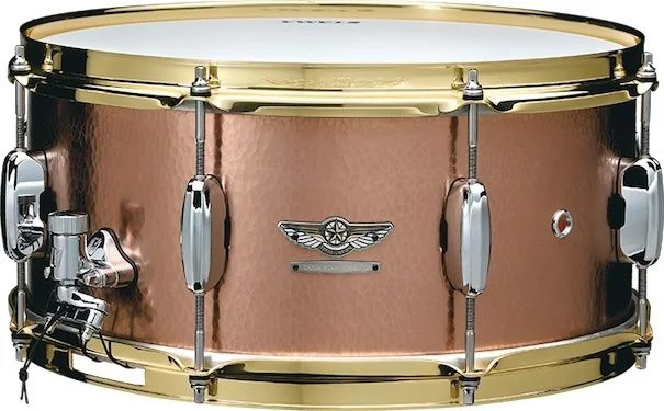  Tama Star Reserve Hand Hammered Copper Snare Drum - 6.5 x 14-inch - Natural