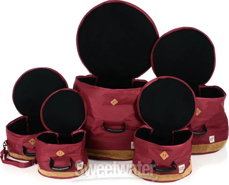  Tama Powerpad Designer 5-piece Drum Bag Set - Wine Red