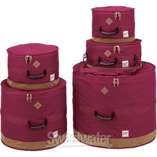  Tama Powerpad Designer 5-piece Drum Bag Set - Wine Red