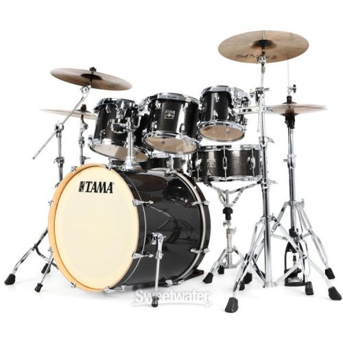  Tama Superstar Classic CK72S 7-piece Shell Pack with Snare Drum - Midnight Gold Sparkle